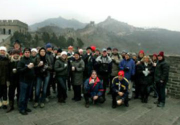 Skiers arriving in Changchun for Vasaloppet