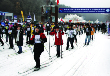 学生瓦萨滑雪