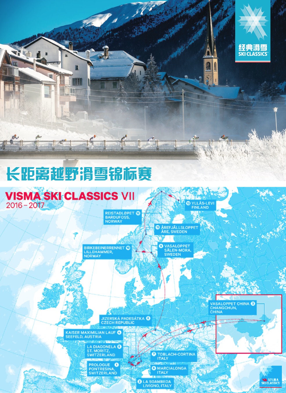 You are currently viewing 经典滑雪赛Ski Classics今年来到中国长春净月潭